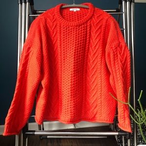Madewell cable knit sweater